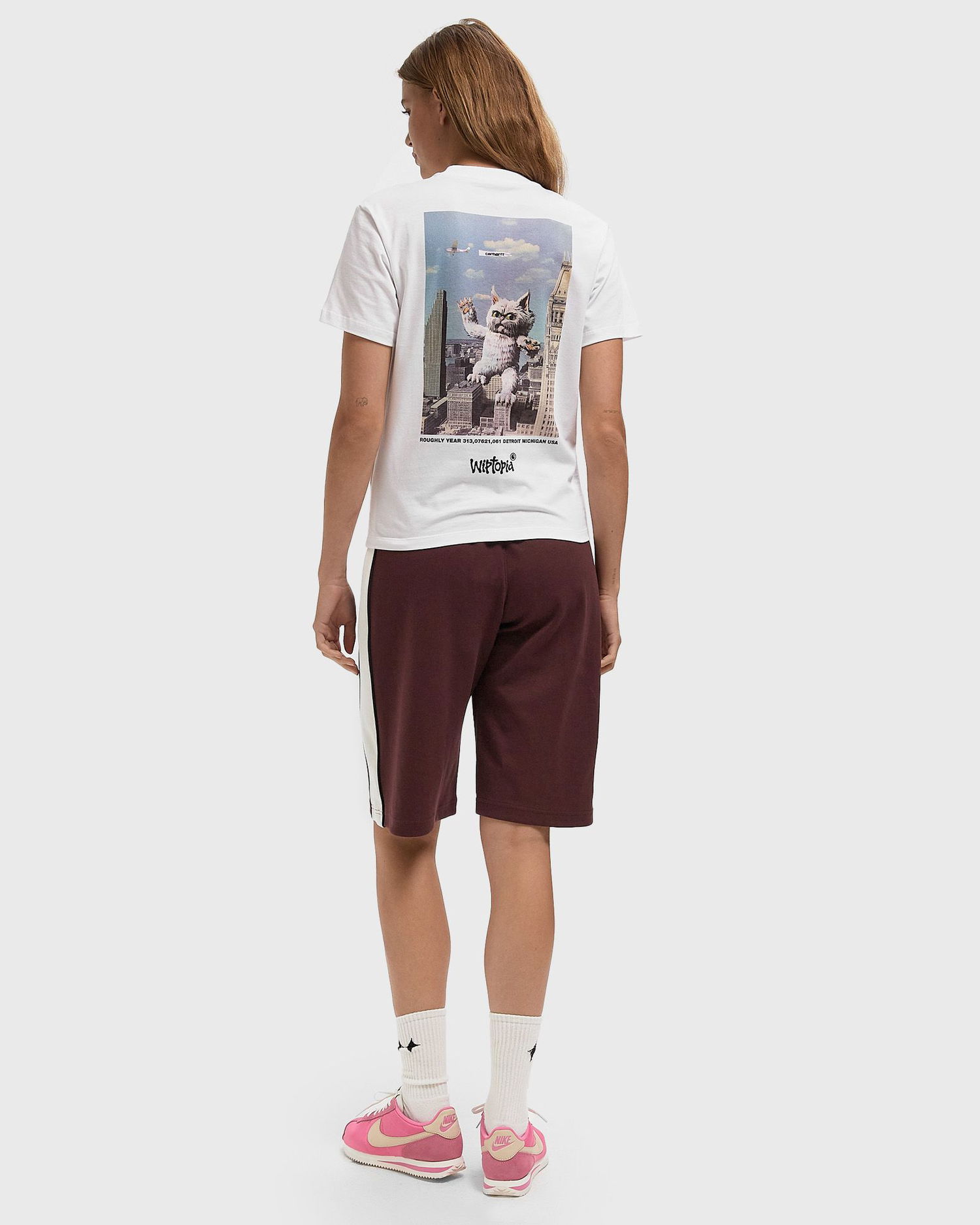T-shirt Carhartt WIP Wiptopia Short Sleeve T-Shirt Hvid | I035496-02.XX, 1