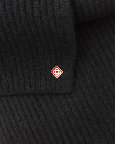 Tørklæde Casablanca Rib Knit Scarf Sort | A-AW25-ACC-270-05, 3