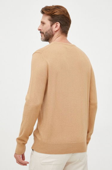 Sweater Polo by Ralph Lauren Pullover Sweater Beige | 710866549008, 1