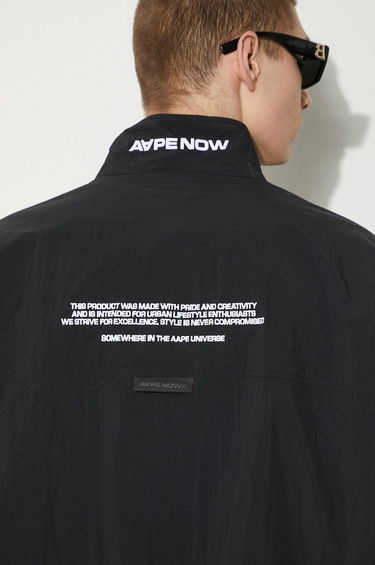 Vindjakke AAPE by A Bathing Ape AAPE Oversize Track Jacket AAPLJM7640XXM Sort | AAPLJM7640XXM, 5