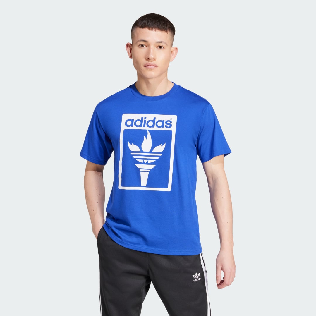 T-shirt adidas Performance Trefoil Torch Blå | JJ1221, 0