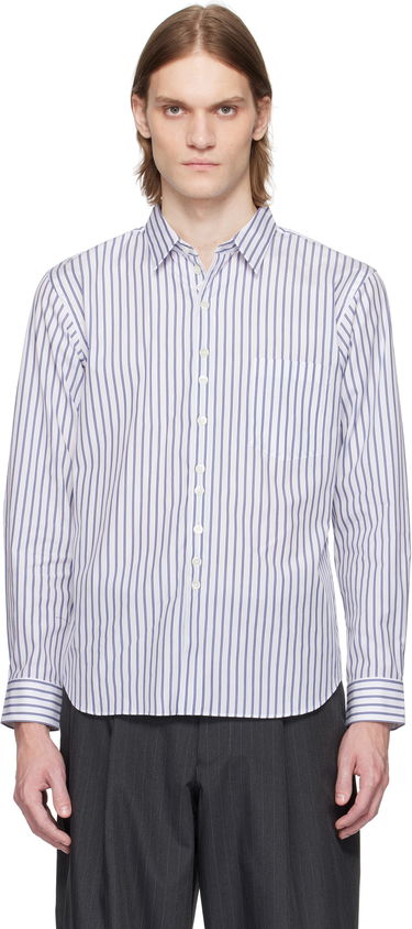 Skjorte Comme des Garçons Homme Deux Striped Shirt Hvid | DO-B030-051, 0