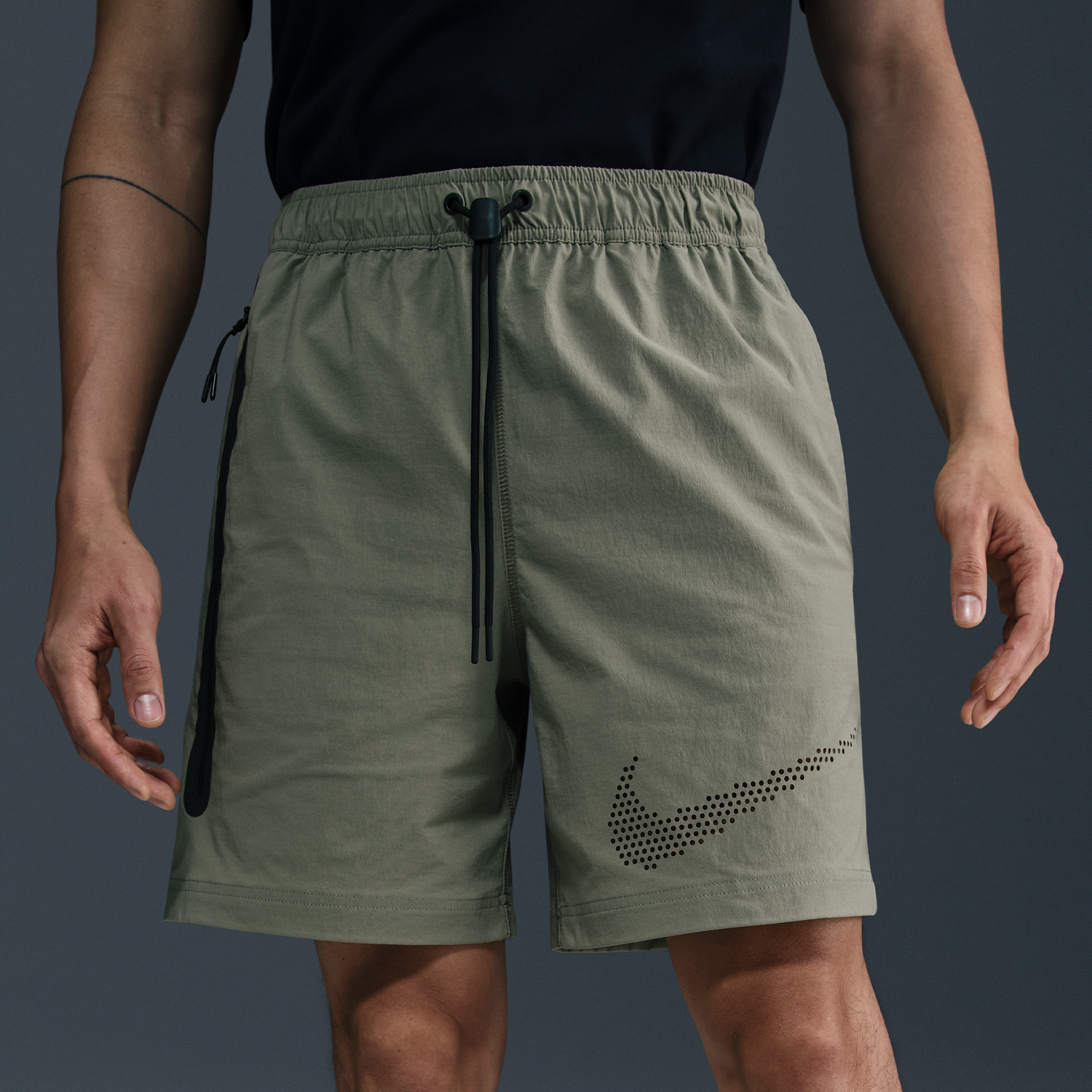 Sweatshirt Nike Tech Woven Shorts Beige | HJ0679-320, 1