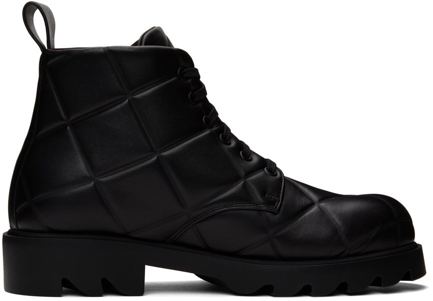 Sneakers og sko Bottega Veneta Strut Grid Boots "Black" Sort | 708999 V02X0, 0