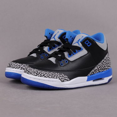 Sneakers og sko Jordan Air Jordan 3 Retro ''Sport Blue'' BG Sort | 398614-007, 1