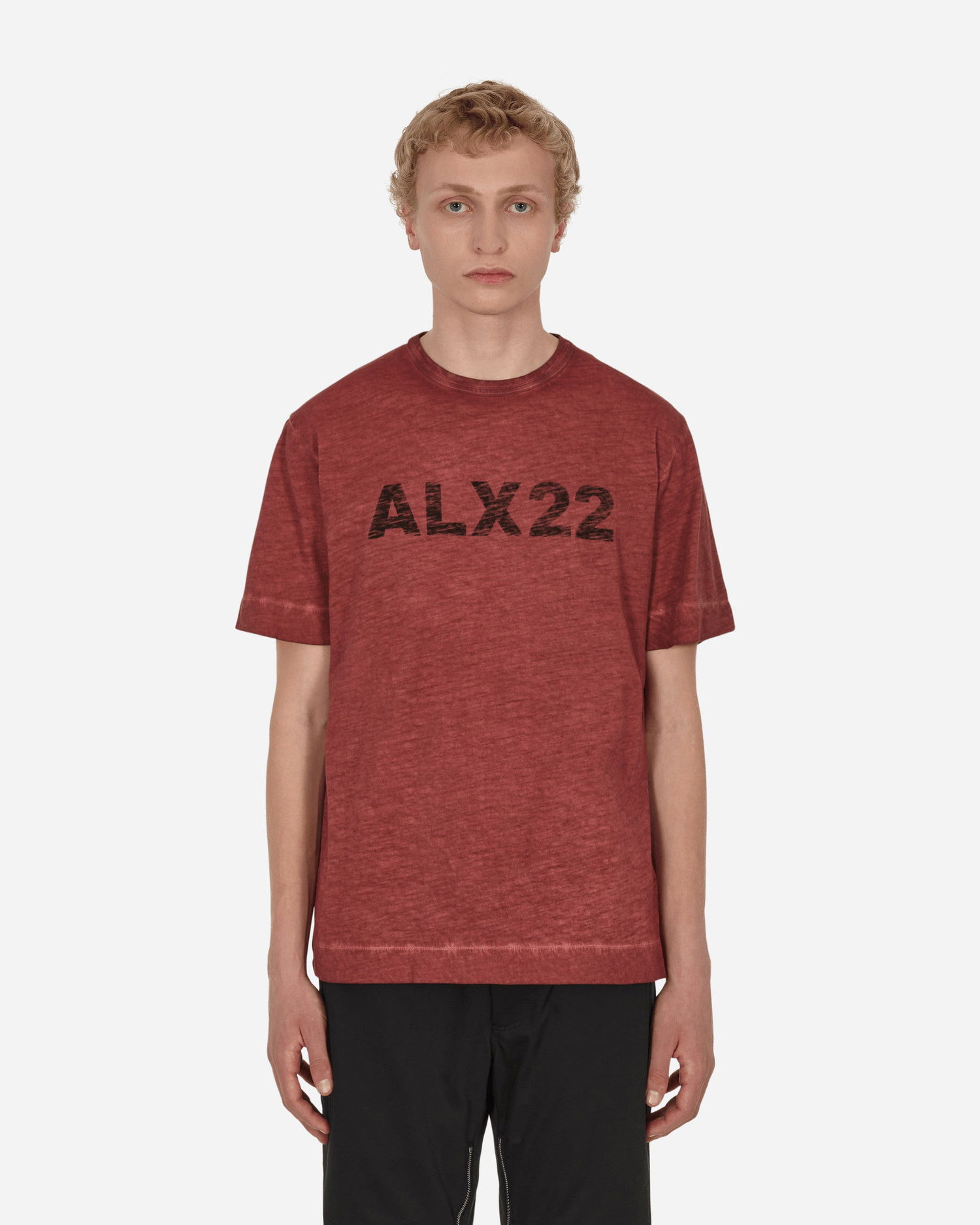 T-shirt 1017 ALYX 9SM Exclusive Logo T-Shirt Rød | AXMTS0308FA01 RED0001, 0