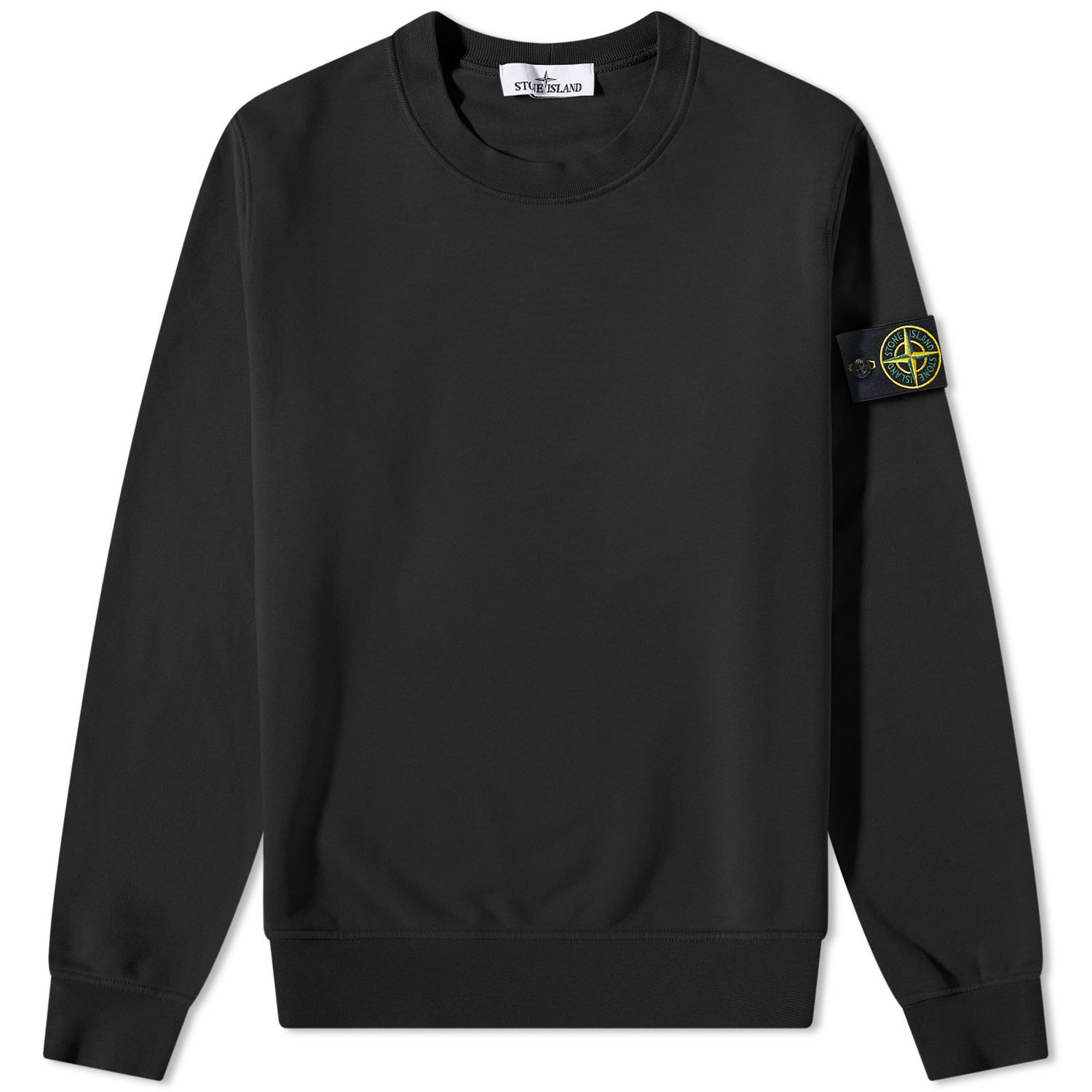 Sweatshirt Stone Island Garment Dyed Crew Neck Sweatshirt Sort | 101563051-A0029, 0