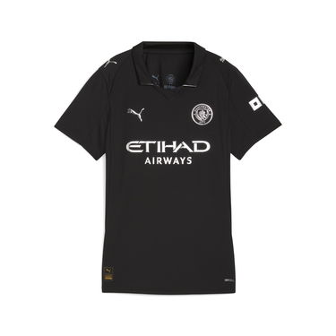 Jersey Puma Manchester City 25/26 Second Kit Football Jersey DRYCELL RE-FIBRE Sort | 780352_02, 0