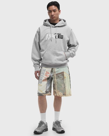 Sweatshirt Arte Antwerp 2-Color Print Hoodie Grå | SS25-161H-GREY, 2