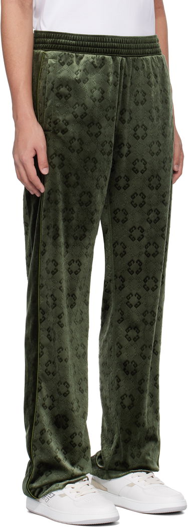 Joggingbukser Givenchy Monogram Velvet Sweatpants Grøn | BM51HS316Z300, 1