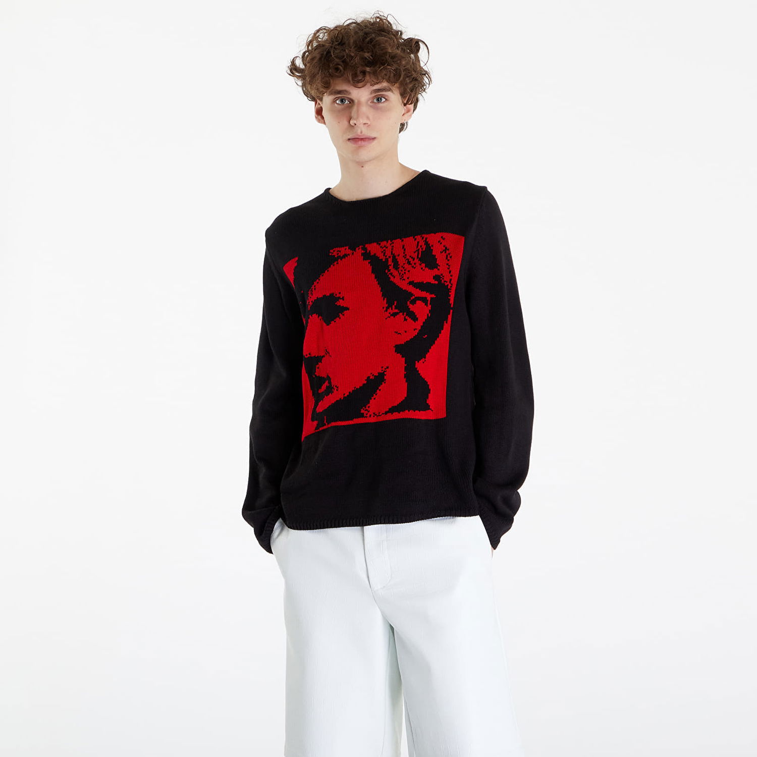 Sweater Comme des Garçons SHIRT Sweater Sort | FM-N003 red, 0