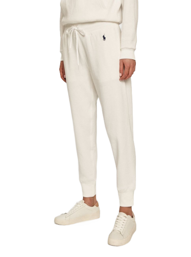 Joggingbukser Polo by Ralph Lauren Cotton Joggers Beige | 211794397002