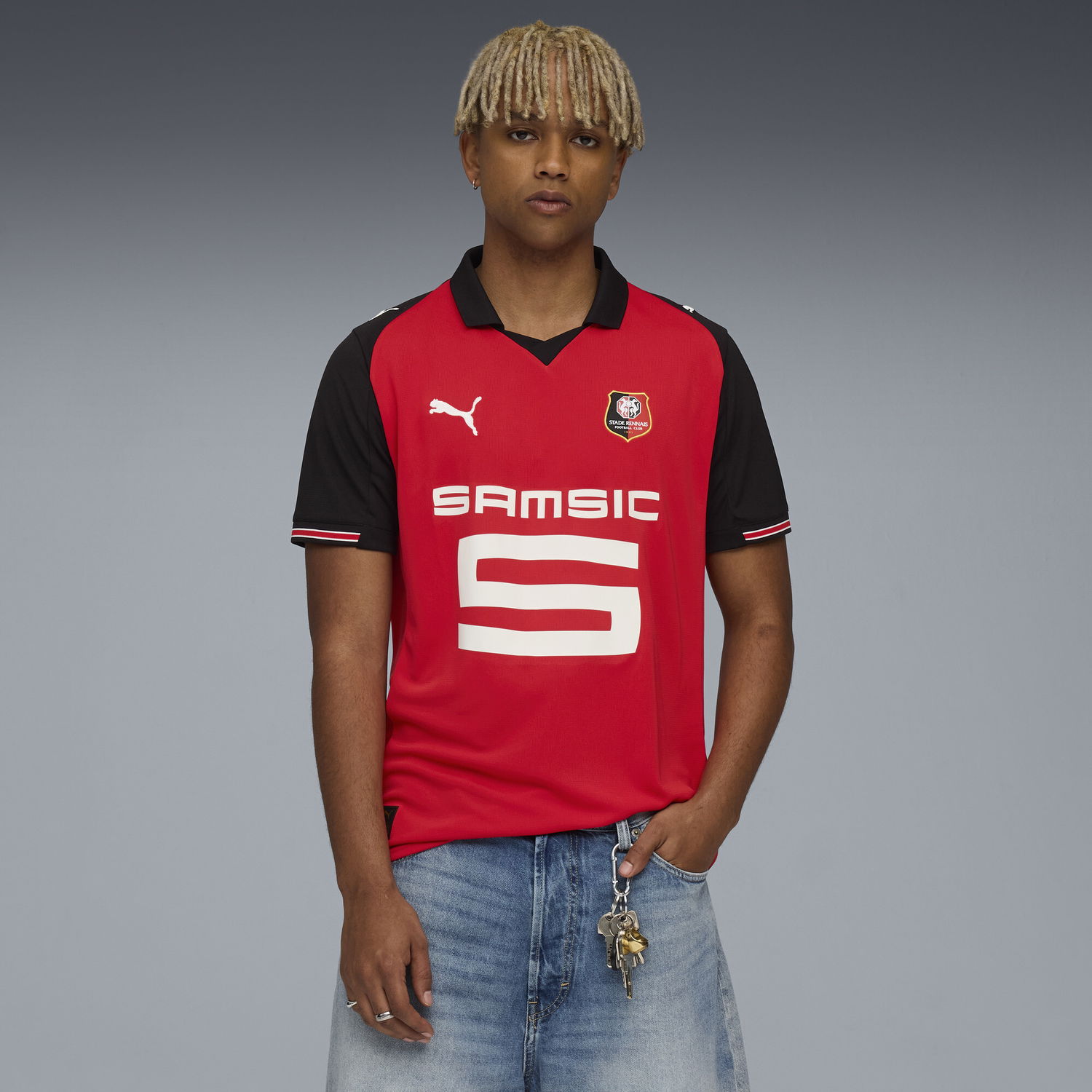 Jersey Puma Stade Rennais FC 25/26 Home Jersey Rød | 780219_01, 1