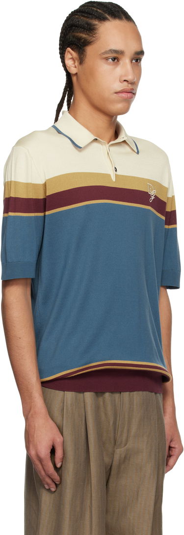 Polo skjorte Dolce & Gabbana Dolce&Gabbana Silk Polo with Logo Embroidery Flerfarvet | GXZ02ZJBSLE, 1