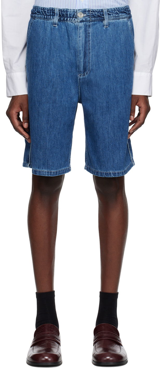 Shorts Marni Lightweight Denim Shorts Blå | PUJU0070I0 USCV22, 0