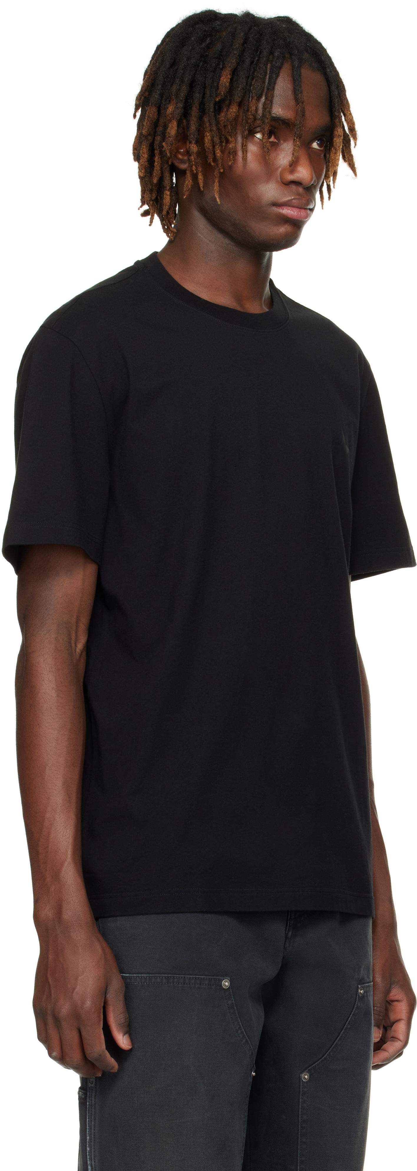 T-shirt Golden Goose Small Star Chest Logo Tee Sort | GMP01220-P000593-90100, 1