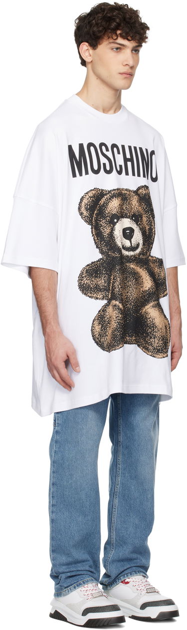 T-shirt Moschino Moschino Oversized Maxi Teddy Bear T-Shirt Hvid | 251ZZV071202441001, 1