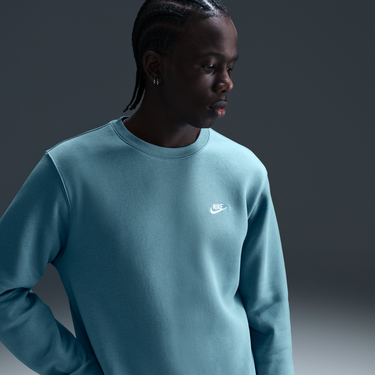 Sweater Nike Nike Club Fleece Crewneck Sweatshirt Turkis | FN3886-464, 1