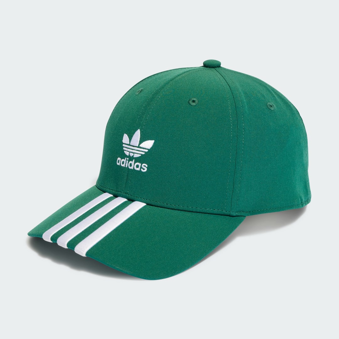 Kasket adidas Originals Adicolor Classic Trefoil Stonewashed Baseball Grøn | IS1627, 1