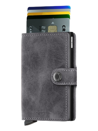 Tegnebog Secrid Miniwallet Vintage Grå | MV-Grey-Black