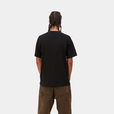 T-shirt Carhartt WIP Ollie Mac Icy Lake T-Shirt Sort | I032408_89_XX, 2