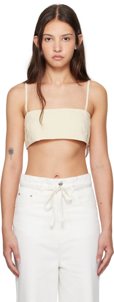 Tanktop Nanushka Nanushka Cressy Bandeau Top Hvid | NW24FWTP38671, 0