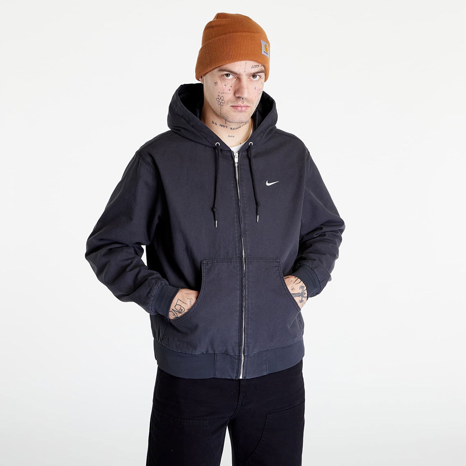Jakke Nike Life Padded Hooded Jacket Rød | DQ5172-045, 0