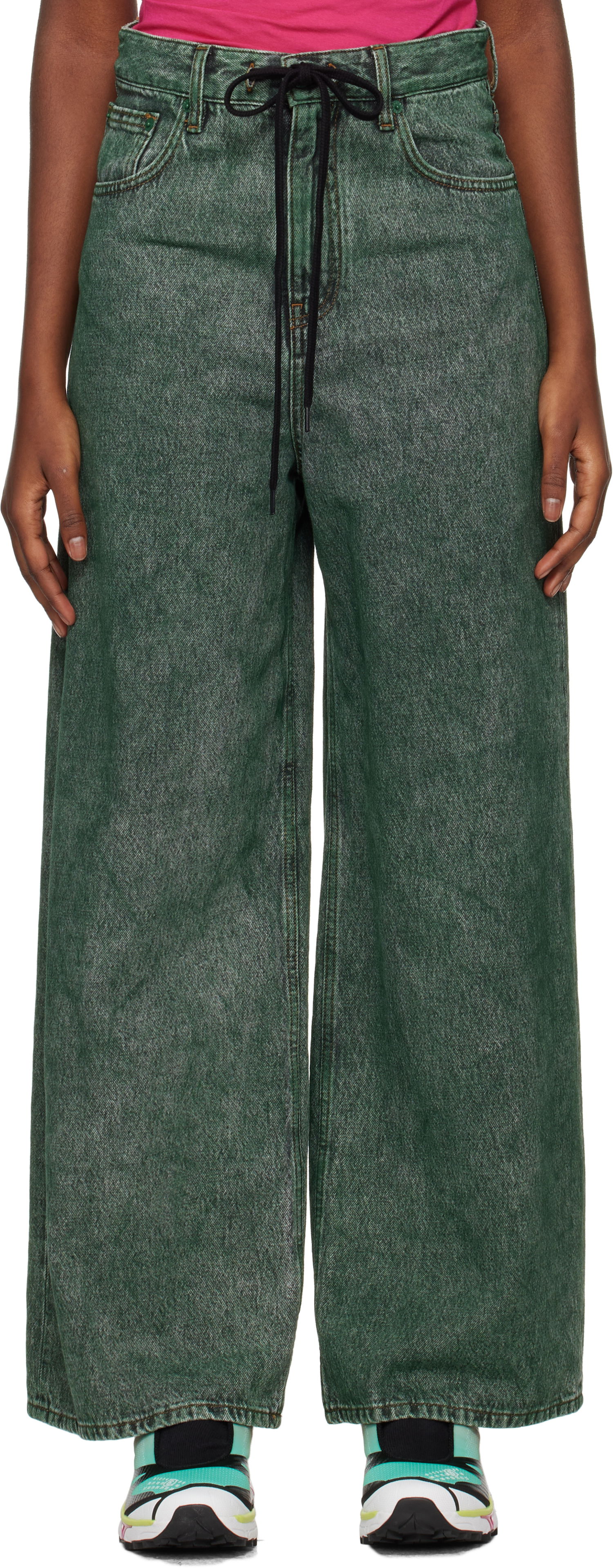 Jeans Maison Margiela Numeric Jeans Grøn | S62LB0178 S30652, 0