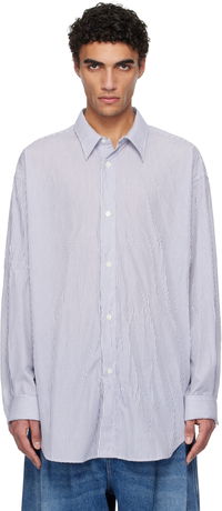 Hed Mayner Crinkled Poplin Shirt