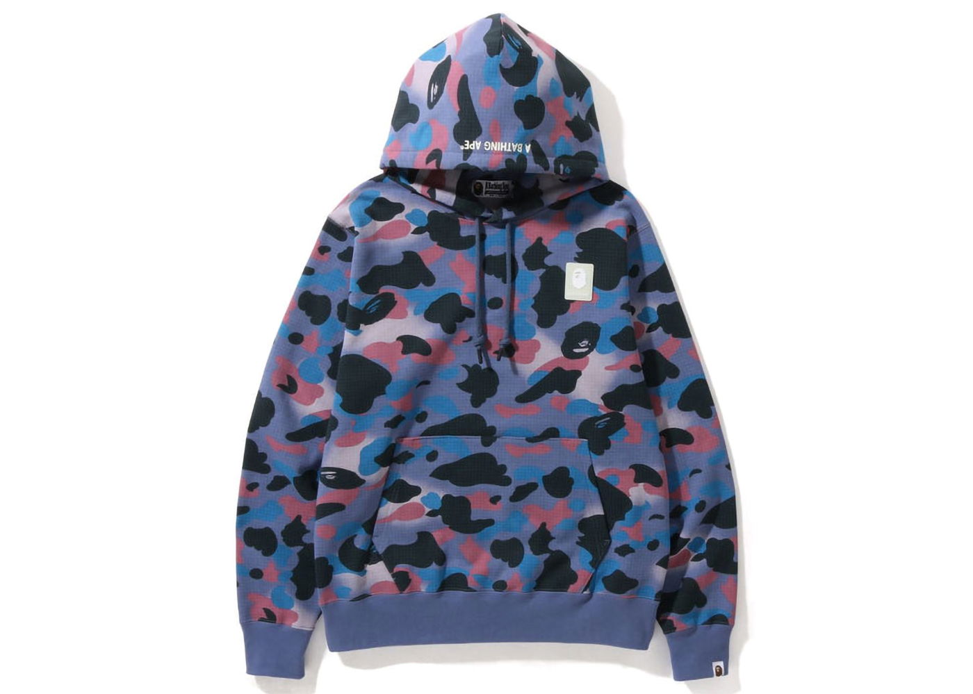 Sweatshirt BAPE Grid Camo Hoodie Lilla | 1I80-114-005, 0