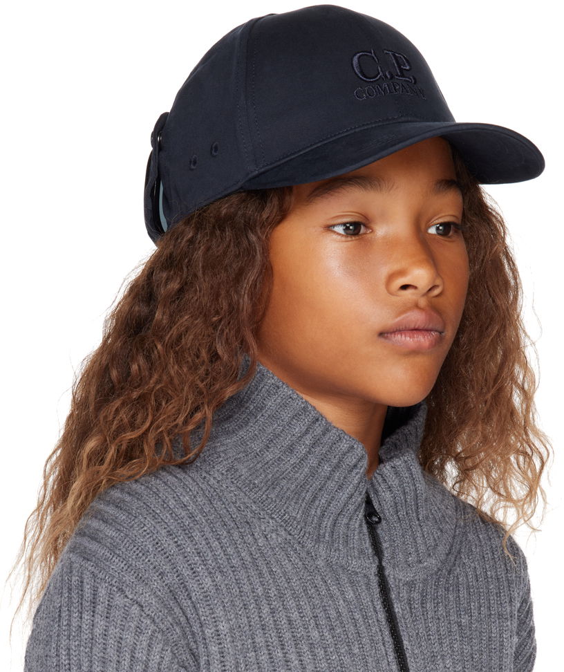 Kasket C.P. Company C.P. Company Kids Embroidered Cap Mørkeblå | 14CKAC045-006288A, 1