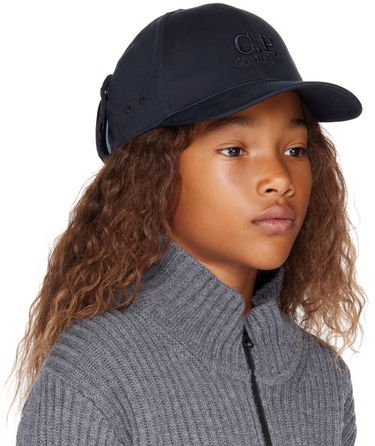Kasket C.P. Company C.P. Company Kids Embroidered Cap Mørkeblå | 14CKAC045-006288A, 1