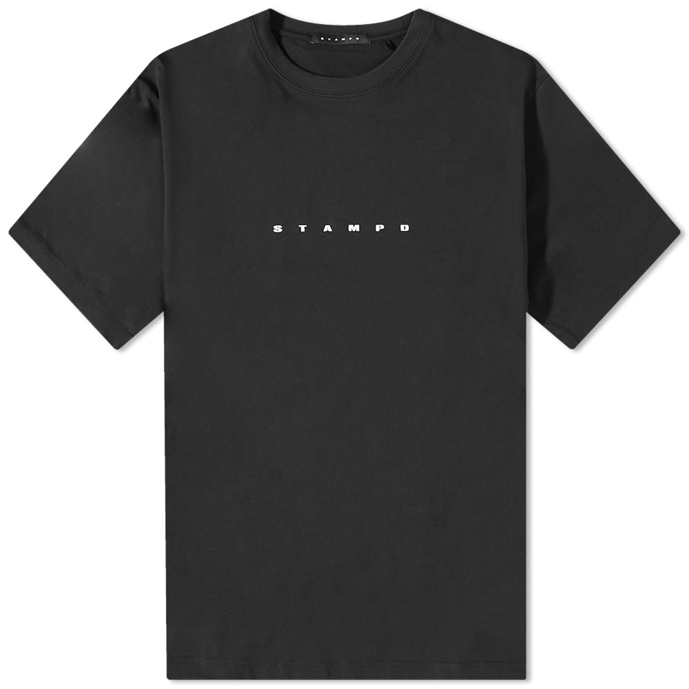 T-shirt Stampd Strike Logo Perfect Tee Sort | SLA-M3047TE-BLK, 0