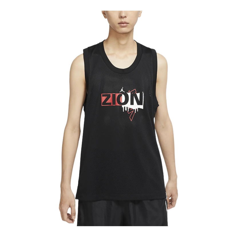 Tanktop Jordan Air Jordan Men's Graphic Basketball Vest Sort | DX6583-010
