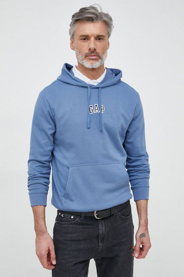 Sweatshirt GAP Embroided Logo Hoodie Blå | 561930.02BAINBRID, 0