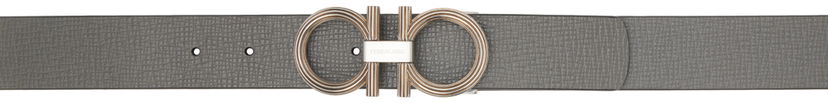 Bælter FERRAGAMO Gancini Reversible Belt Grå | 764849 670264002