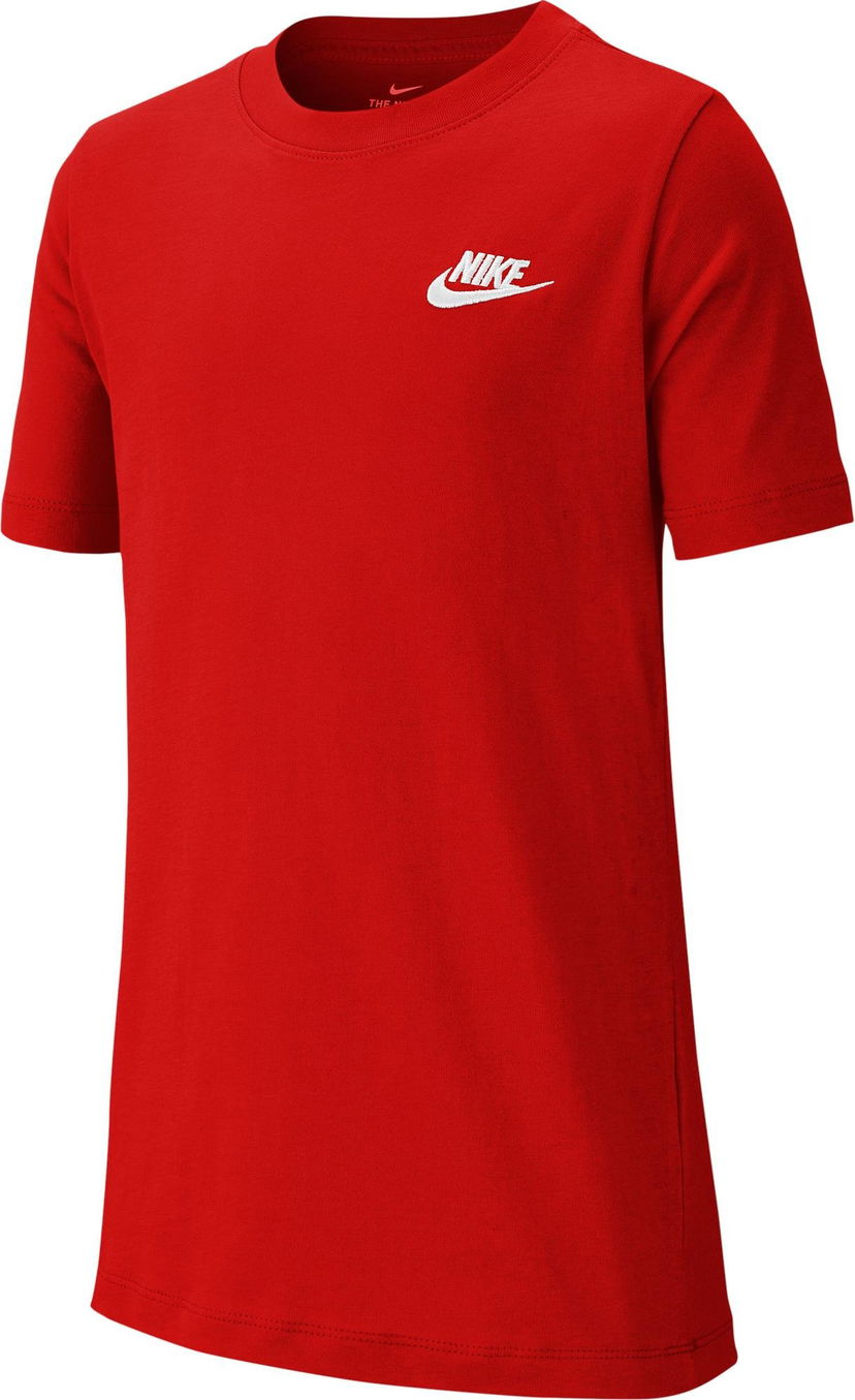 T-shirt Nike NSW Futura Embroidered T-Shirt Rød | ar5254-657