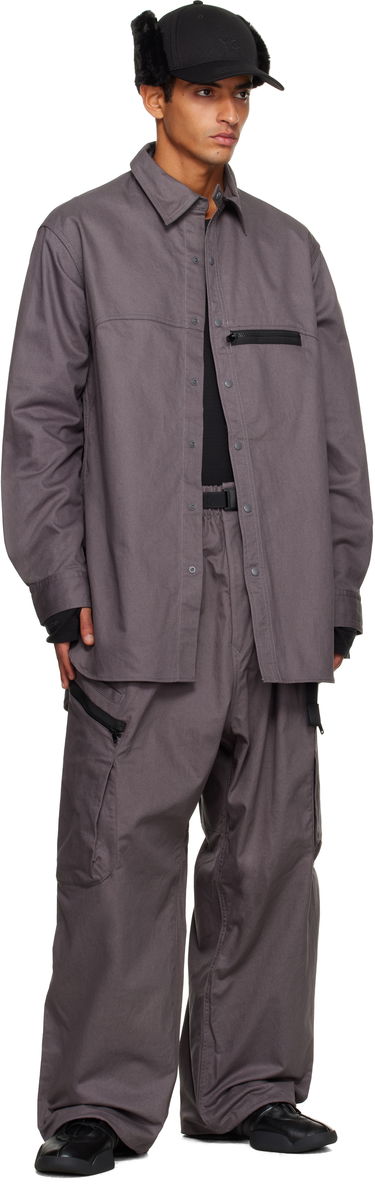Skjorte Y-3 Y-3 Twill Shirt Grå | KB2079, 3