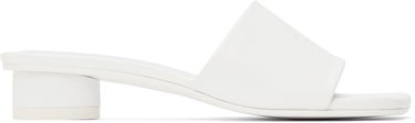 Skopleje Maison Margiela MM6 Maison Margiela Anatomic Heeled Sandals Hvid | S66WP0109 P3628, 0