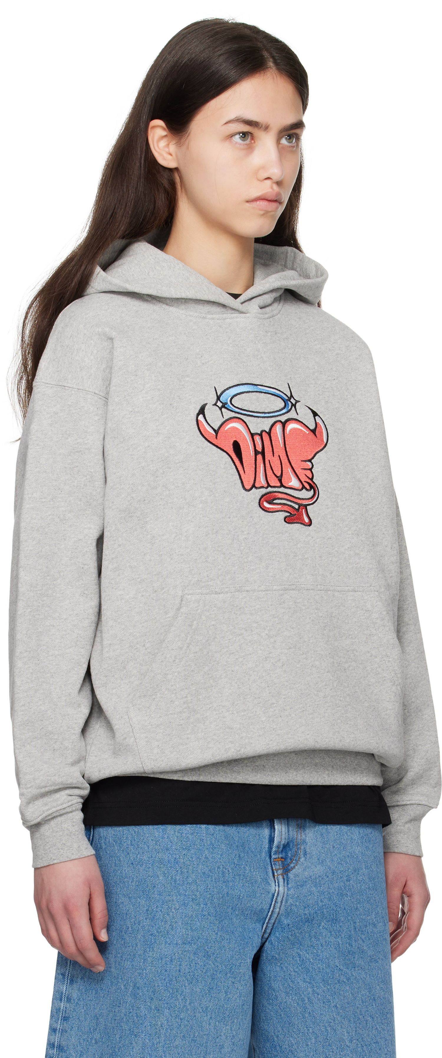 Sweatshirt Dime Dime Purgatory Hoodie Grå | DIME2SP2540GRY, 1
