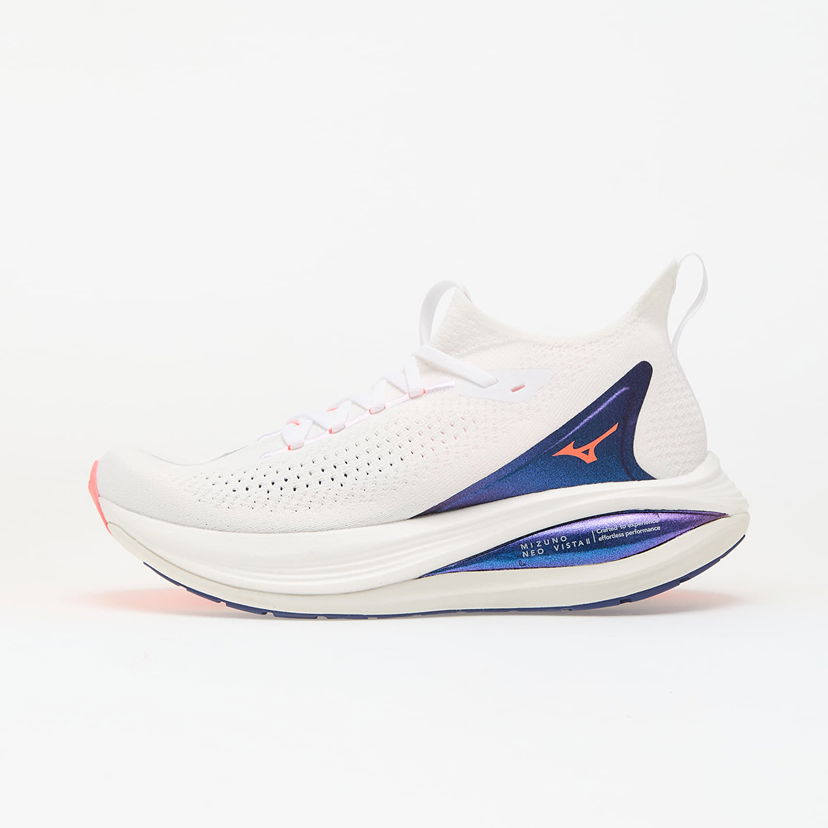 Sneakers og sko Mizuno Neo Vista 2 W White/ Striking Coral/ Iris Bloo Hvid | J1GD253421