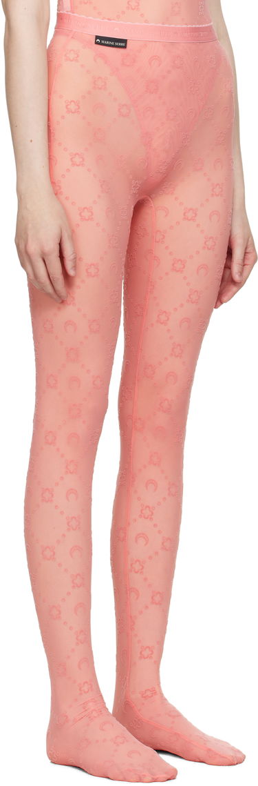 Sokker Marine Serre Recycled Mesh Flock Tights Grå | WUW034A CJER0005, 3