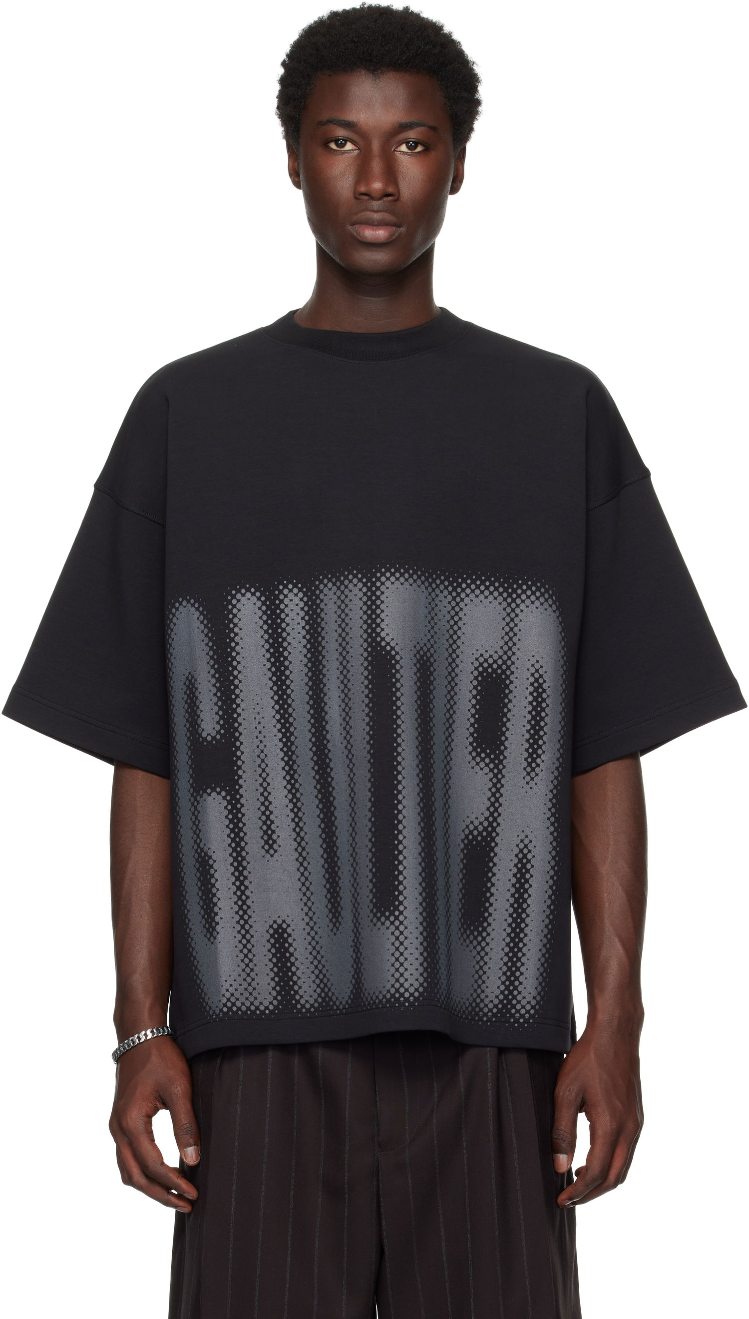 T-shirt Jean Paul Gaultier Jean Paul Gaultier 'The Gaultier' Boxy T-Shirt Sort | 25/03-W-TO297-J004-0004, 0