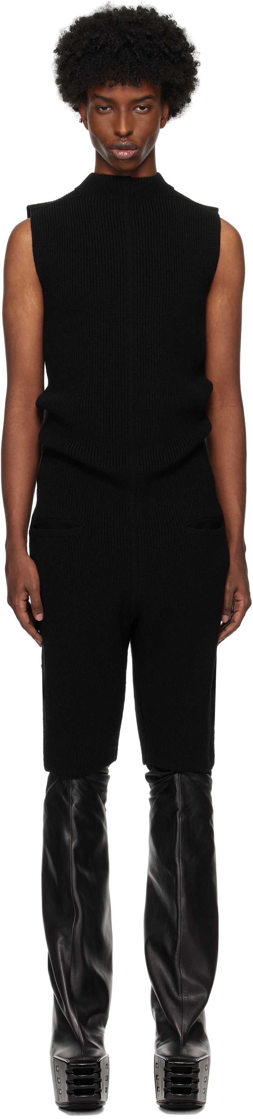 Jumpsuit Rick Owens Headon Jumpsuit Sort | RR02D6683 KWV