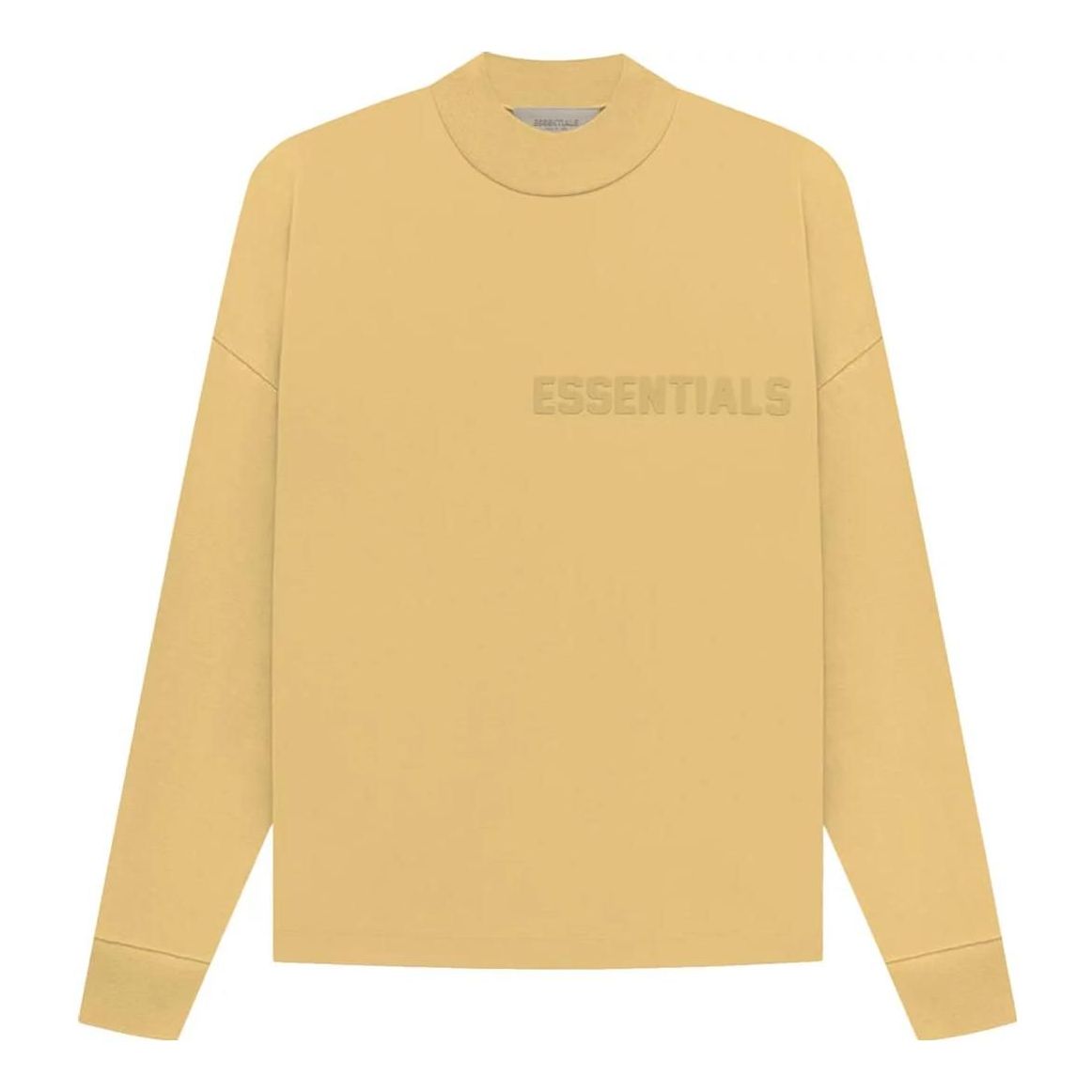 Sweatshirt Fear of God Essentials Logo Long Sleeve T-Shirt Gul | 125BT222012F, 0