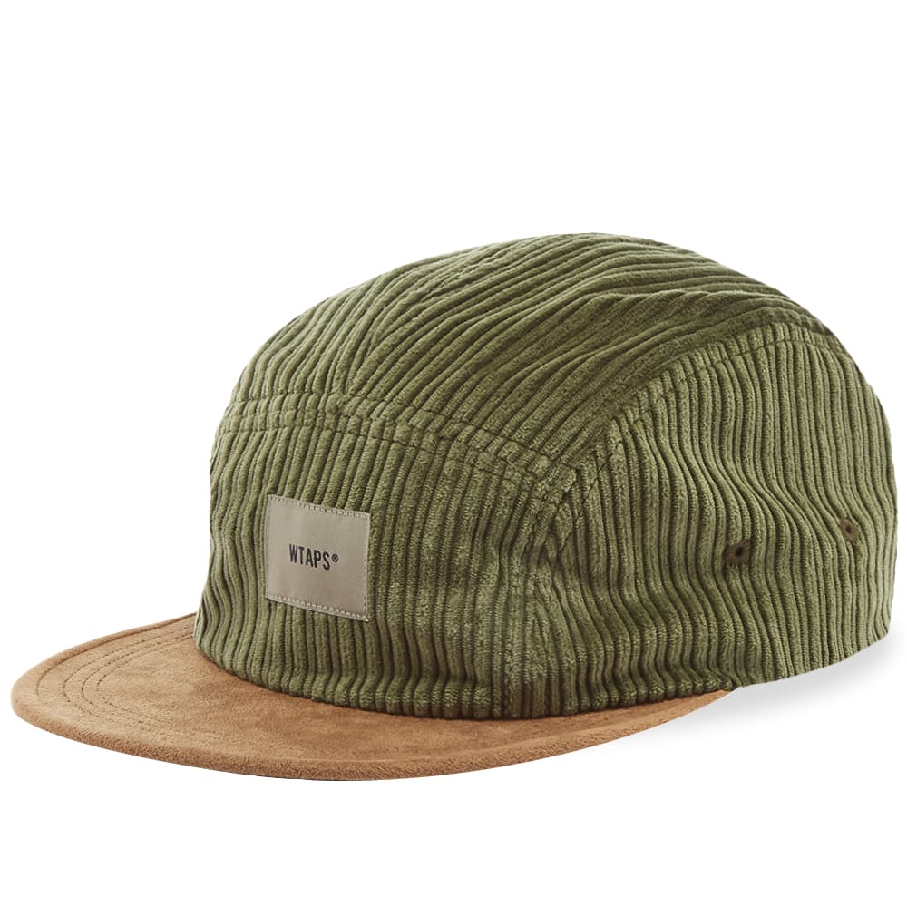 Kasket WTAPS T-5 04 Cord 5-Panel Cap Grøn | 212HCDT-HT04-OVD, 0