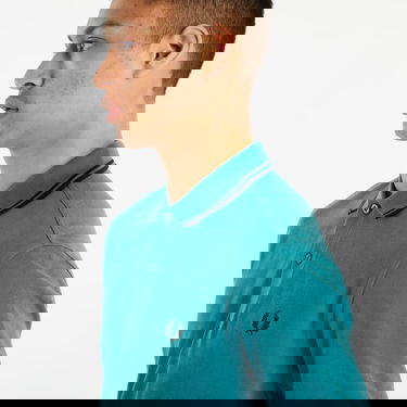 Polo skjorte Fred Perry Twin Tipped Polo Shirt Turkis | M3600 R35, 2