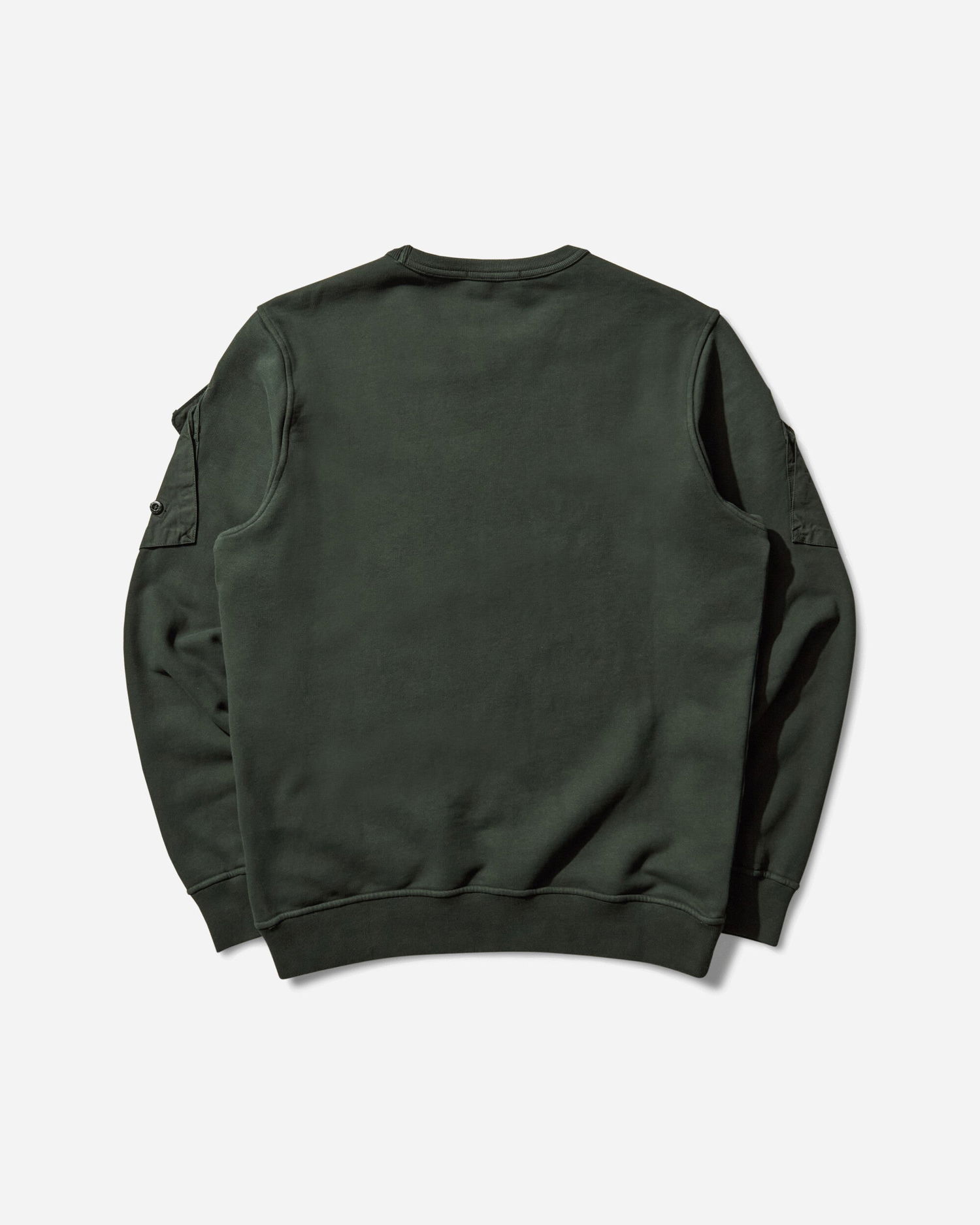 Sweatshirt Stone Island Sleeve Pockets Crewneck Sweatshirt Grøn | K2S15-6100008-S0A20 V005E, 0