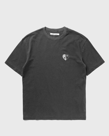 T-shirt Samsoe Samsoe Samsøe & Samsøe Sapoetry Yin Yang Heart Graphic Tee Sort | U24300005-BLACK_BALANCE, 0