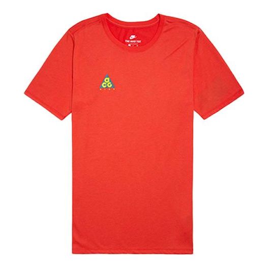 T-shirt Nike ACG ACG Short Sleeve T-Shirt Rød | AQ3951-634